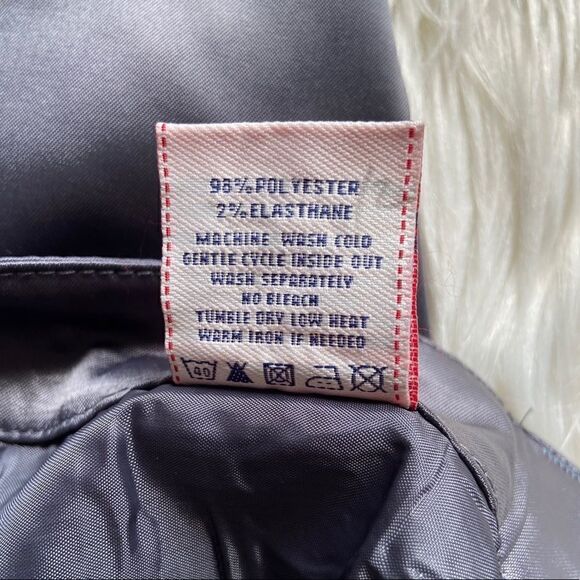 NWT Modiva Slate Grey Satin Shiny Flare Pants - Picture 9 of 14